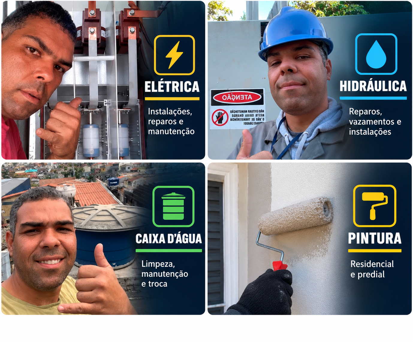 Material de divulgação da Garcia Manutenção